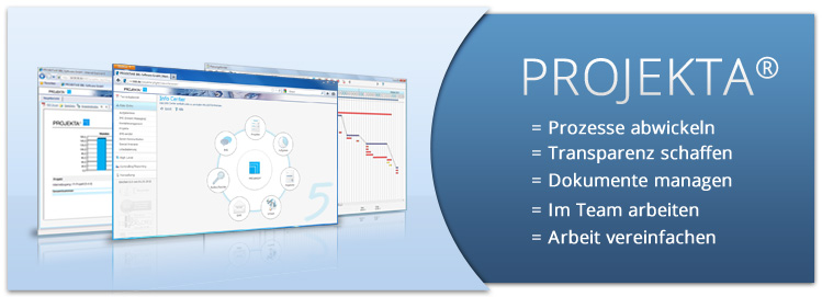 Ihre Projekte effizient koordiniert mit der Projektmanagement-Software PROJEKTA